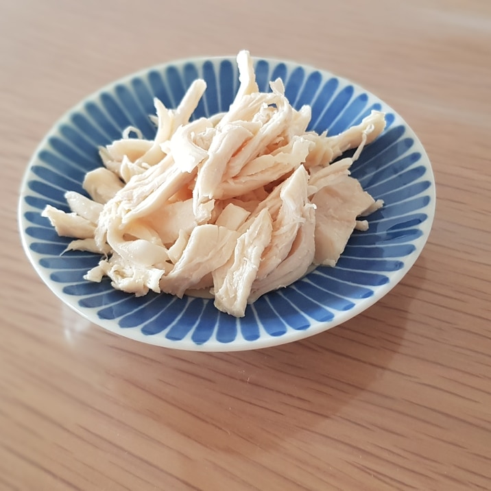 離乳食完了期 茹でささみ 冷凍用 レシピ 作り方 By てげ子 楽天レシピ 離乳食完了期 茹でささみ 冷凍用 レシピ 作り方 By てげ子 楽天レシピ